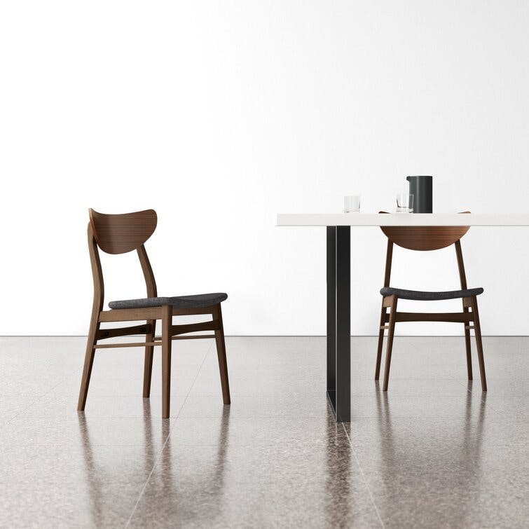 Marstrand Gray/Brown Fabric Side Chair
