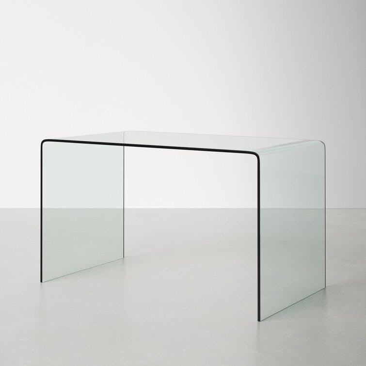 Highsmith Clear Glass Writing Desk