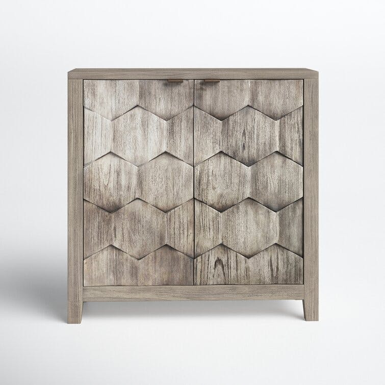 Blancheville Solid Wood Storage Cabinet
