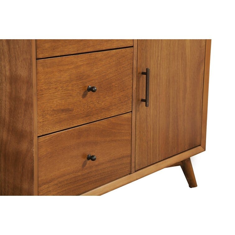 Small Acorn Wood Brewton Storage Cabinet