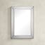 Almyra Beveled Grooved Metal Accent Mirror