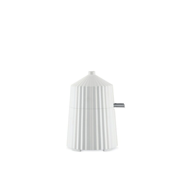 Alessi MDL07W/USA Plissé Electric Citrus-Squeezer in Thermoplastic Resin, White. US plug.