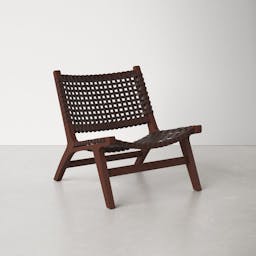Denman Genuine Leather Side Chair