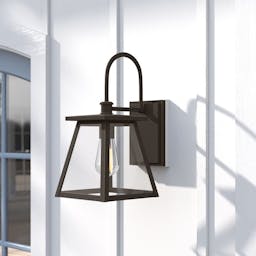 Wrentham Single Light Bell Outdoor Aluminum Wall Light