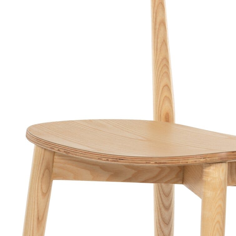 Willow Rustic Brown Wood Dining Chair