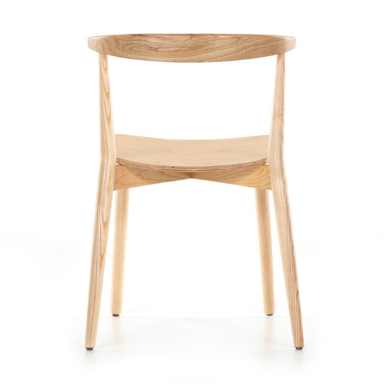 Willow Rustic Brown Wood Dining Chair