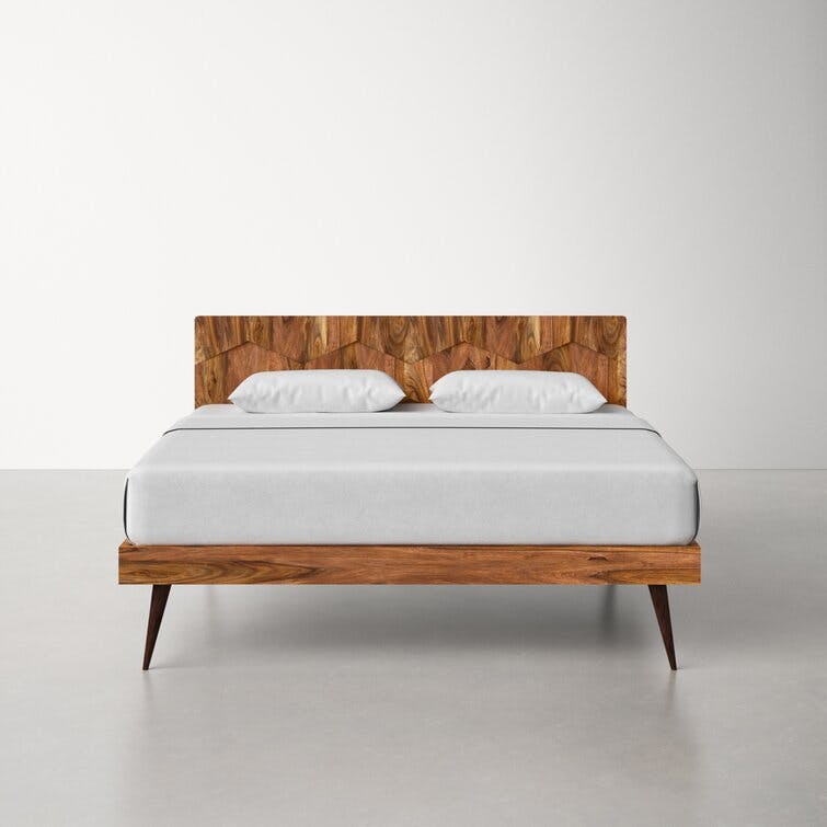 Alice Queen Solid Wood Platform Bed