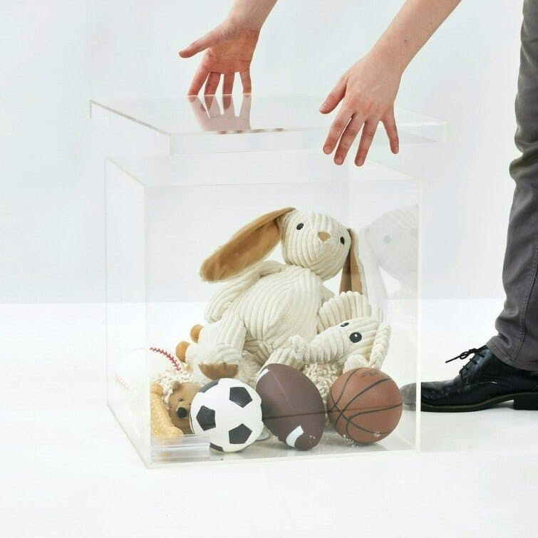Clear Acrylic Toy Box