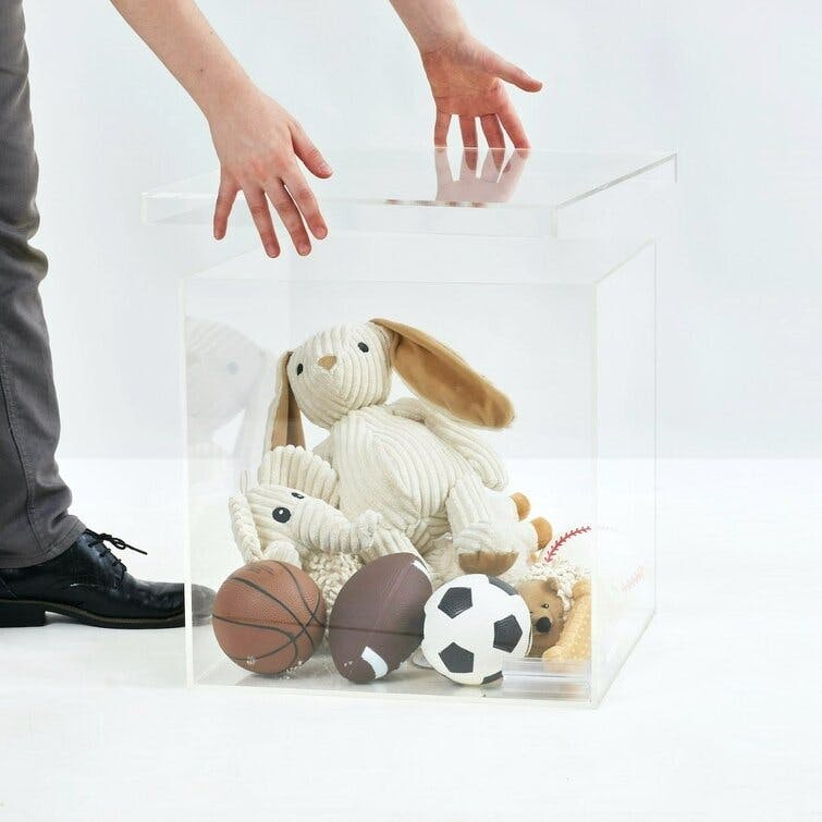 Clear Acrylic Toy Box
