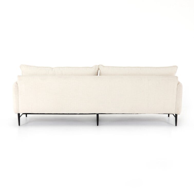 Midtown 93" Altro Snow Upholstered Sofa