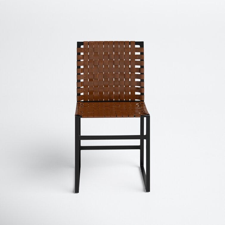 Urban Brown Leather Dining Chair