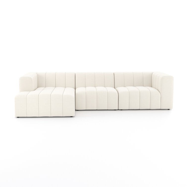 Bowry 3-Piece Modular Upholstered Chaise L-Sectional