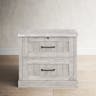Avondale File with Locking Legal/Letter File Drawer Fully Assembled White - Martin Furniture