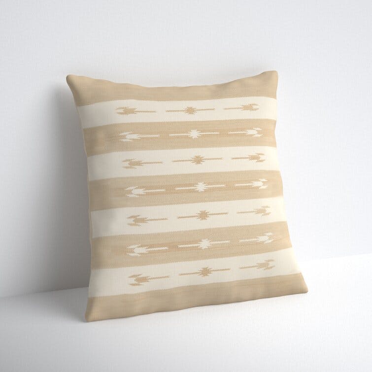 Estela Striped Cotton Throw Pillow