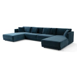 Captain 3 - Piece Modular Upholstered Chaise U-Sectional