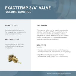 Align Volume Control Tub/Shower Trim Kit without Valve