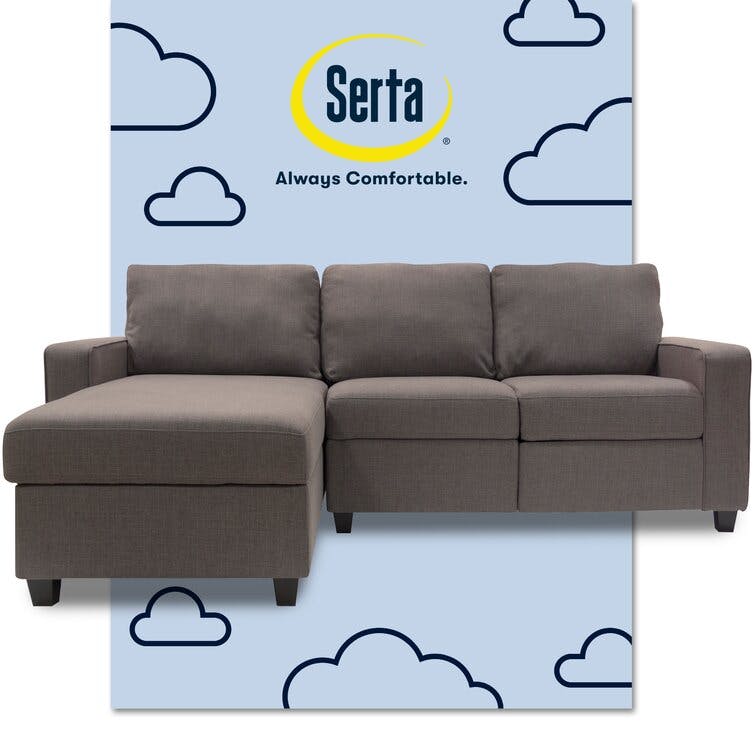 Copenhagen Gray Reclining Sectional Sofa with Storage Chaise