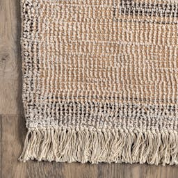 Arvin Olano x Rugs USA Ginger Cotton-Blend Beige Area Rug