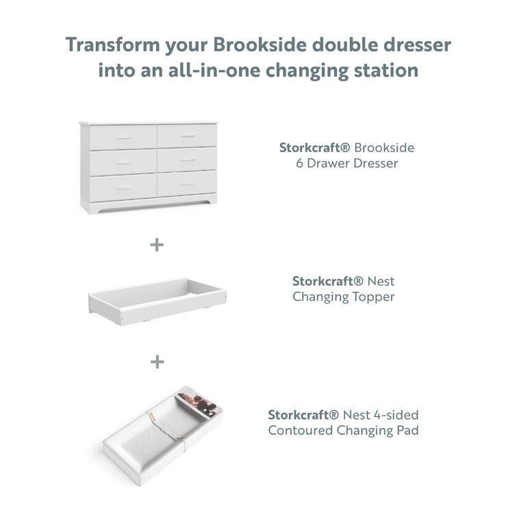 Brookside 6 Drawer Double Dresser