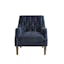 Anatonia Navy Button Tufted Wingback Accent Chair