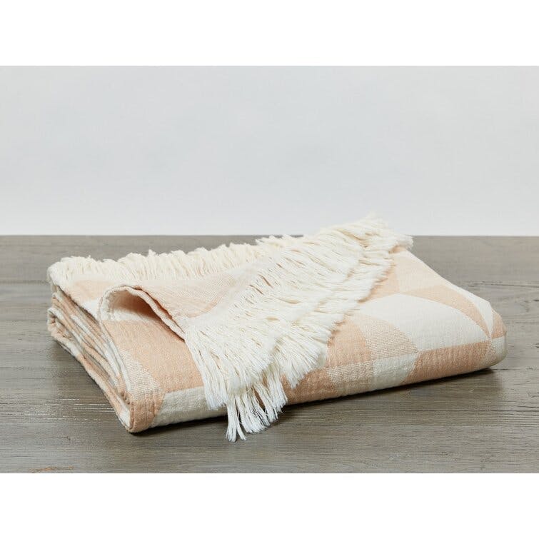 Pismo 100% Cotton Woven Organic Throw Blanket
