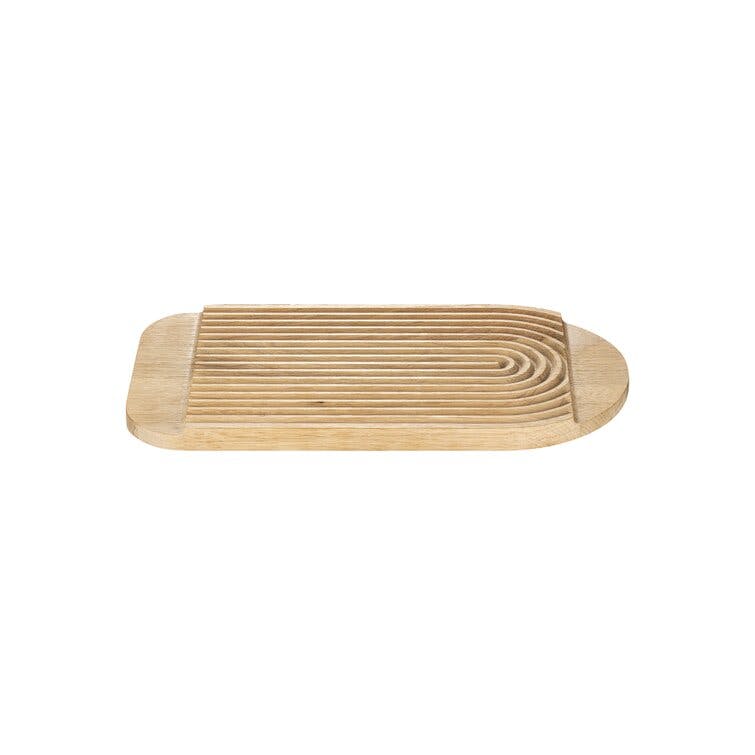 Zen Medium Oak Wood Cutting Board Tray