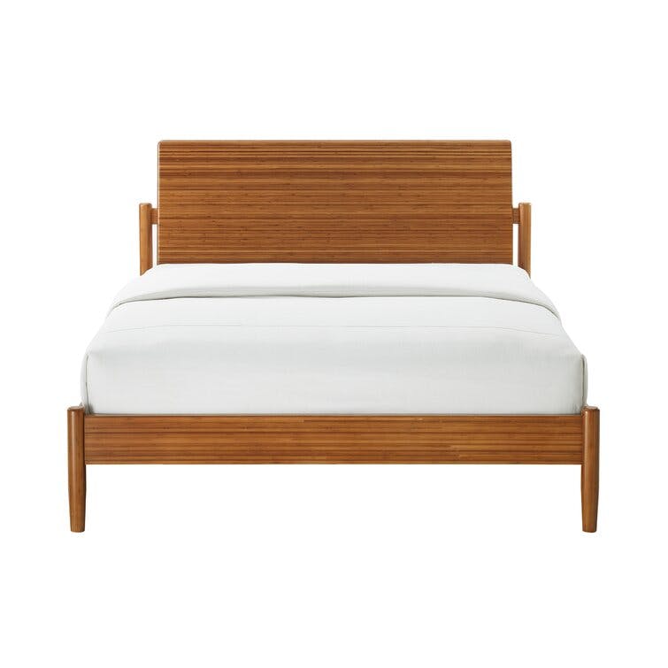 Benji Queen Amber Solid Wood Platform Bed