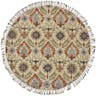 Broaderick Floral Handmade Tufted Wool/Cotton Red/Yellow/Green Area Rug