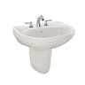 TOTO Supreme 19.63'' Vitreous China U-Shaped Wall Mount Bathroom Sink with Overflow