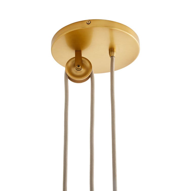 Norfolk Pendant Light by Arteriors - Antique Brass / 20.5" Dia