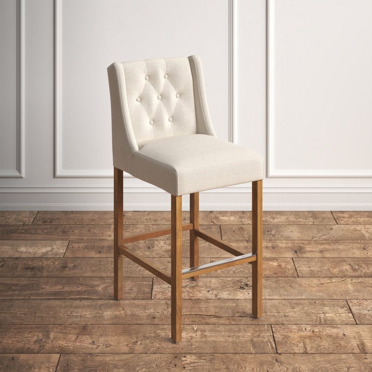Avah 30" Tufted Upholstered Bar & Counter Stool