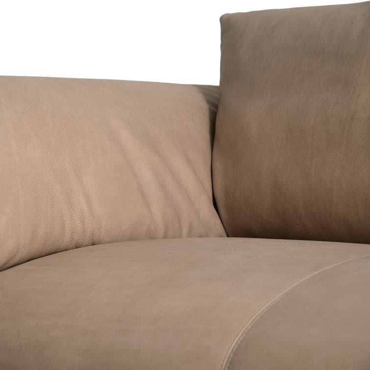 Frampton Leather Sofa - Taupe leather