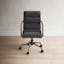 Springtown Genuine Leather Swivel Office Chair