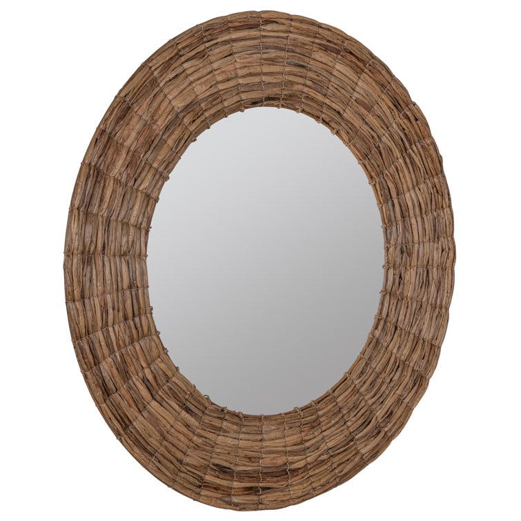 Shyla Round Mirror - Natural