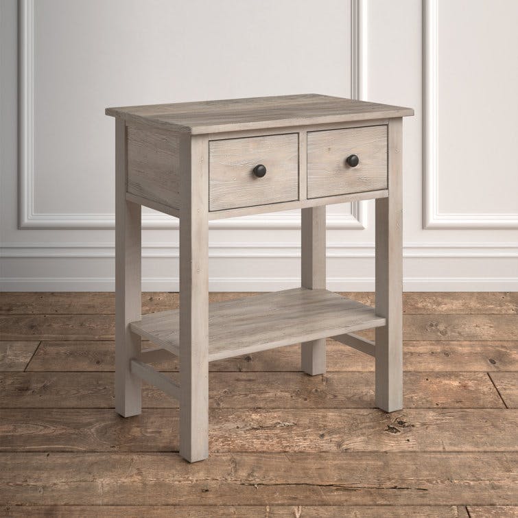 Crawley Solid + Manufactured Wood Nightstand