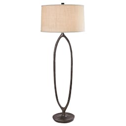 Ellipse Floor Lamp-Bronze