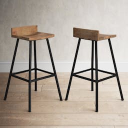 Muriel Solid Wood 27" Counter Stool
