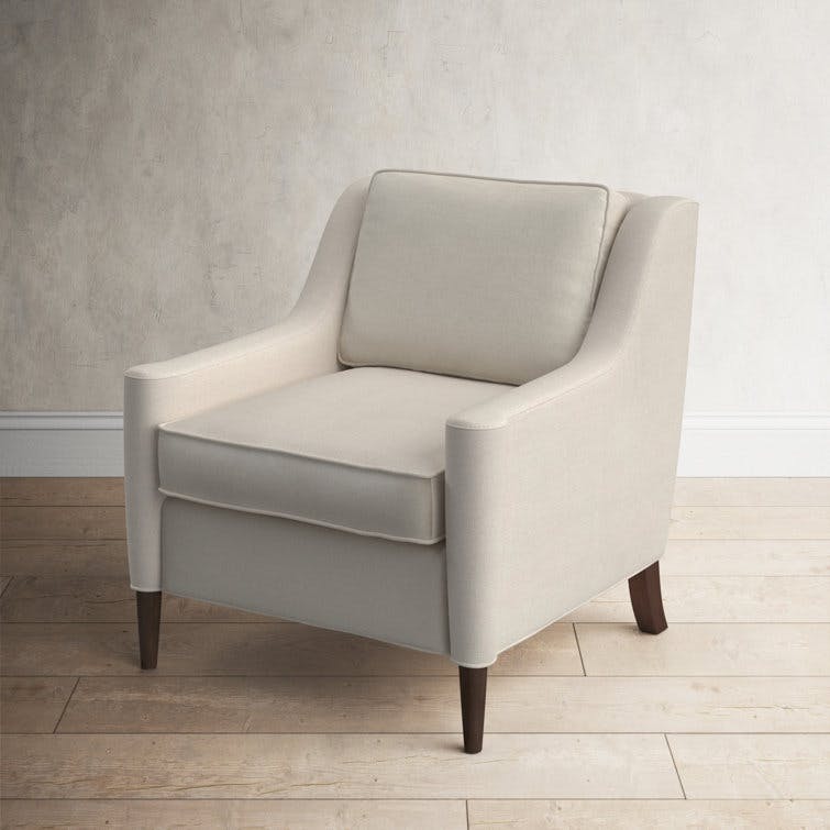 Crispin Wide Arm Velvet Lounge Chair