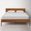 Benicio California King Amber Solid Wood Platform Bed