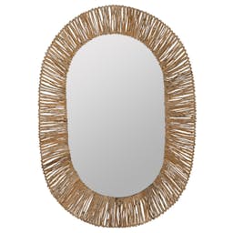 Itzayana Oval Mirror - Natural