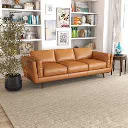 Lidia 89'' Genuine Leather Sofa