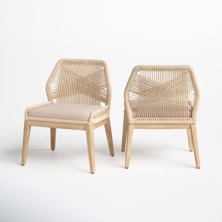 Loom Dining Side Chair with Cushion