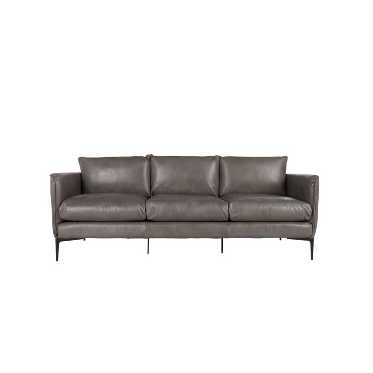 Waldorf 85" Leather Sofa