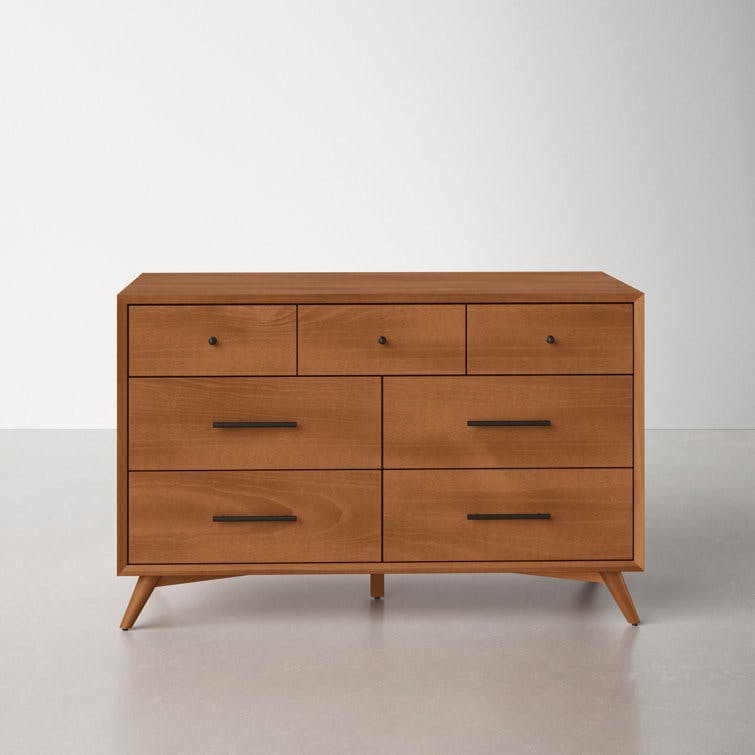 Williams Acorn 7-Drawer Mid Century Modern Dresser