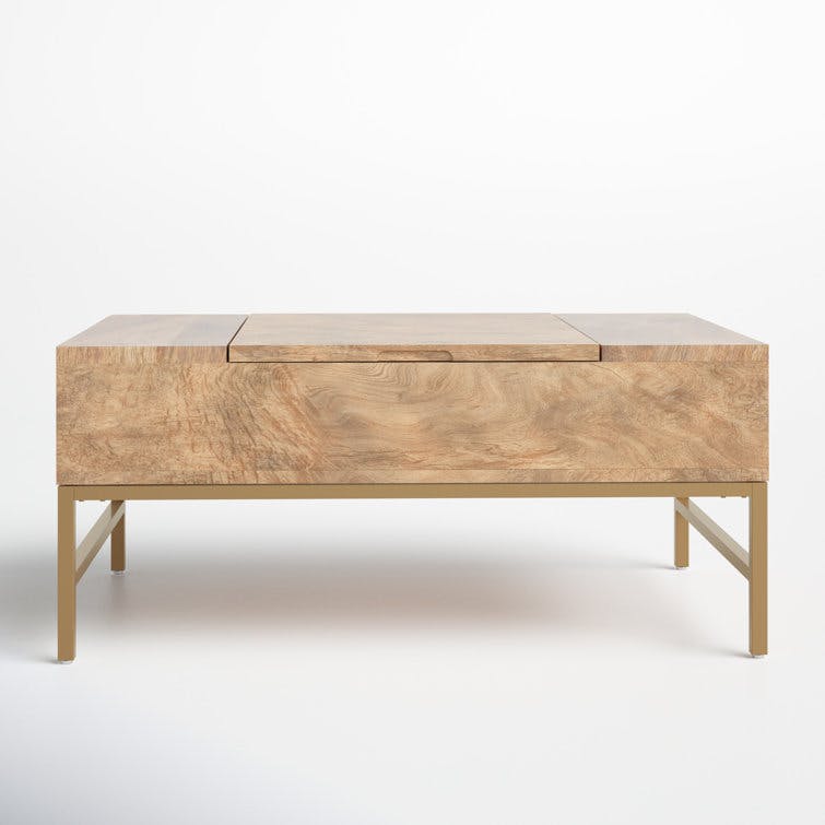 Rowley Lift Top Natural Storage Coffee Table