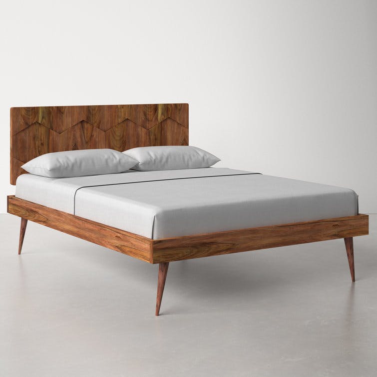 Alice Queen Solid Wood Platform Bed