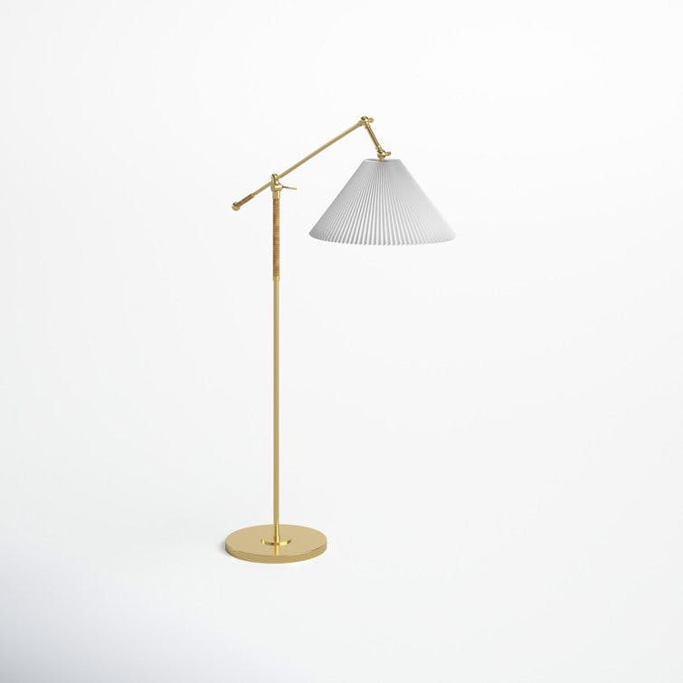 Elyna Floor Lamp - Antique Brass
