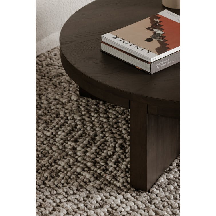 Alford Round Coffee Table - Brown