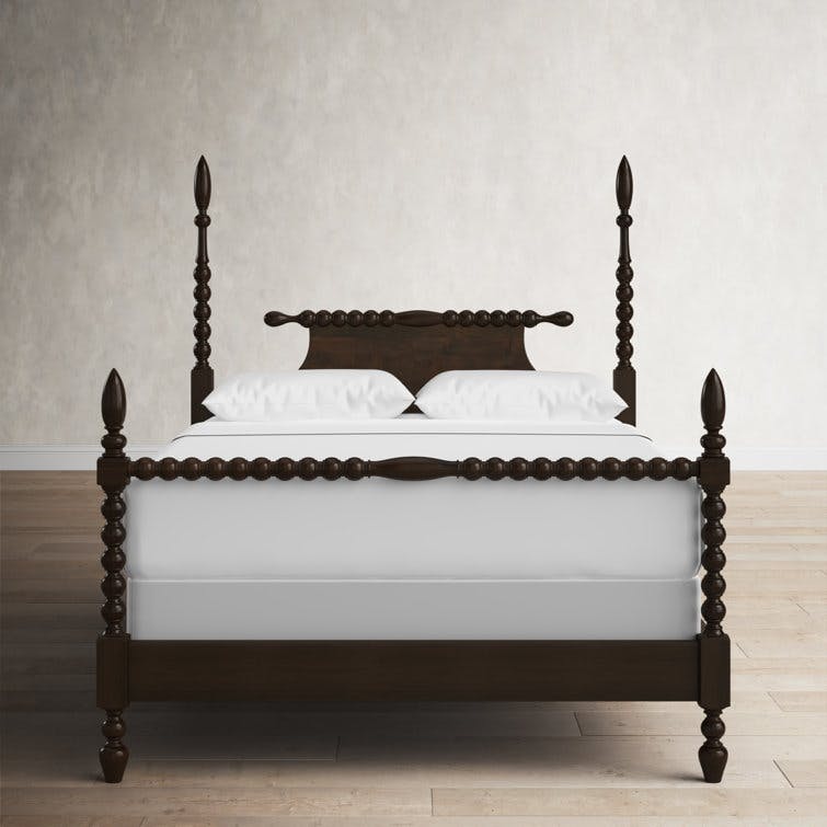 Beckett Solid Wood Low Profile Four Poster Bed