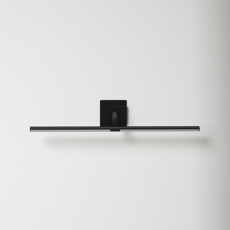 Mona 30" Black Dimmable LED Armed Sconce